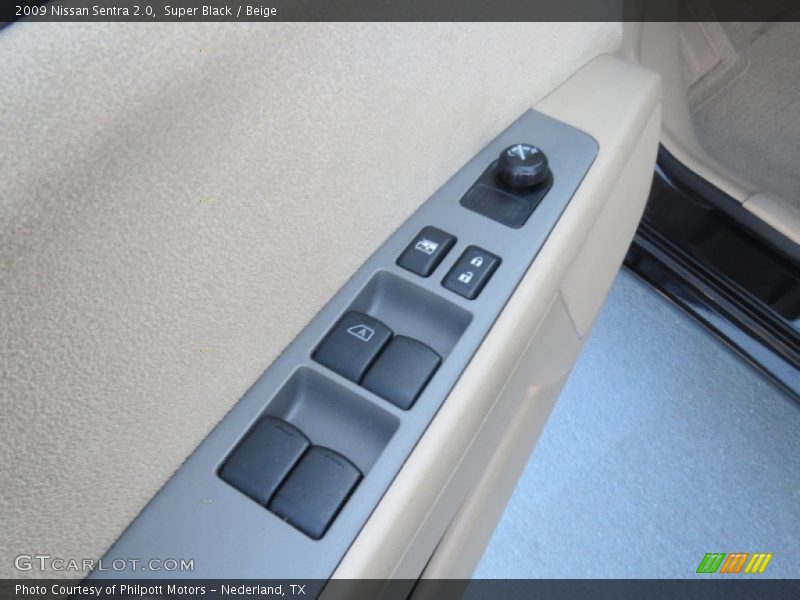 Super Black / Beige 2009 Nissan Sentra 2.0
