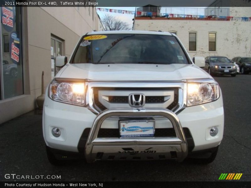 Taffeta White / Beige 2011 Honda Pilot EX-L 4WD