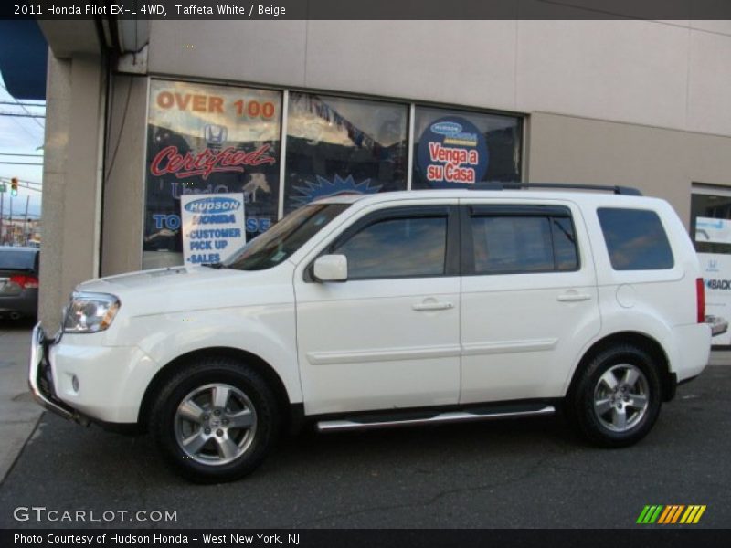 Taffeta White / Beige 2011 Honda Pilot EX-L 4WD
