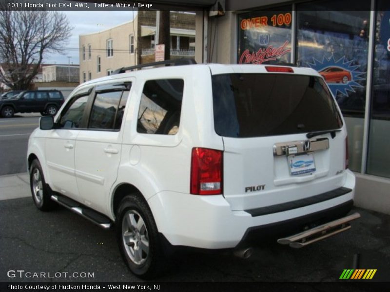 Taffeta White / Beige 2011 Honda Pilot EX-L 4WD