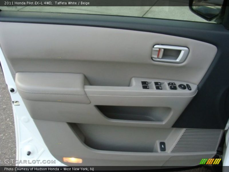 Taffeta White / Beige 2011 Honda Pilot EX-L 4WD