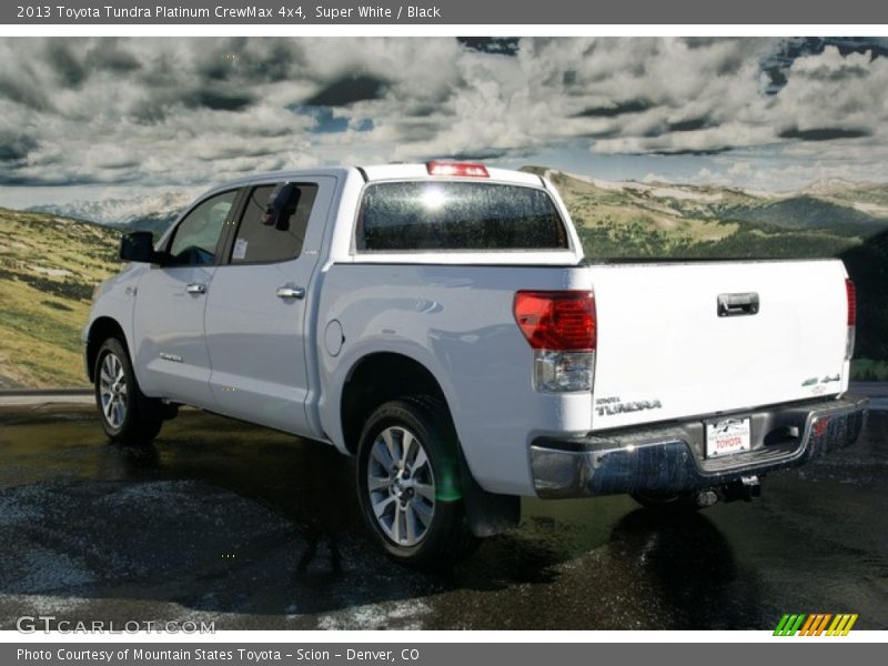 Super White / Black 2013 Toyota Tundra Platinum CrewMax 4x4