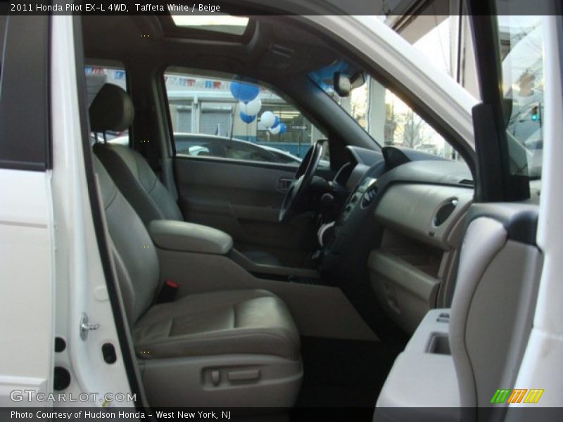 Taffeta White / Beige 2011 Honda Pilot EX-L 4WD