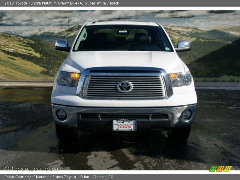Super White / Black 2013 Toyota Tundra Platinum CrewMax 4x4