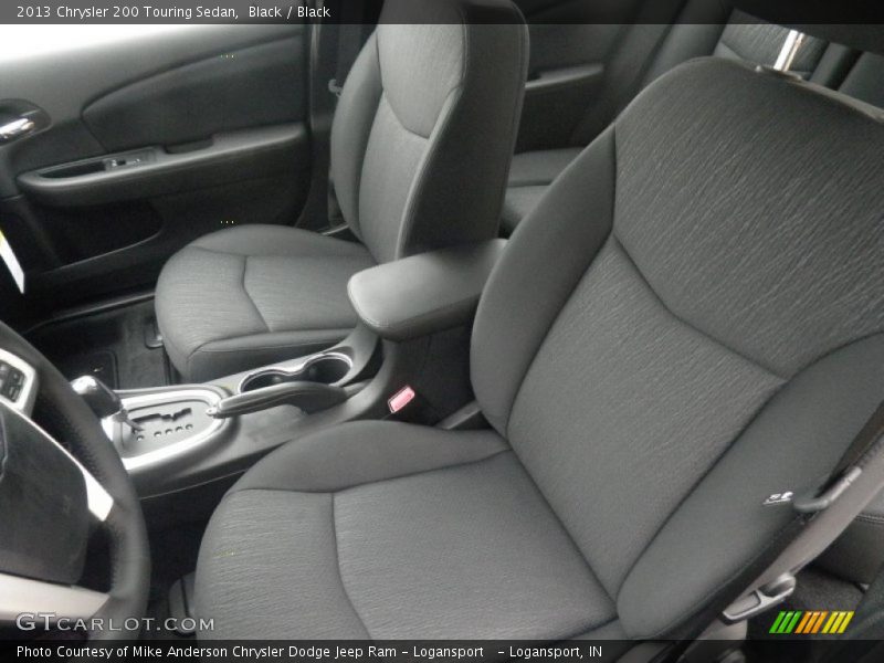 Black / Black 2013 Chrysler 200 Touring Sedan