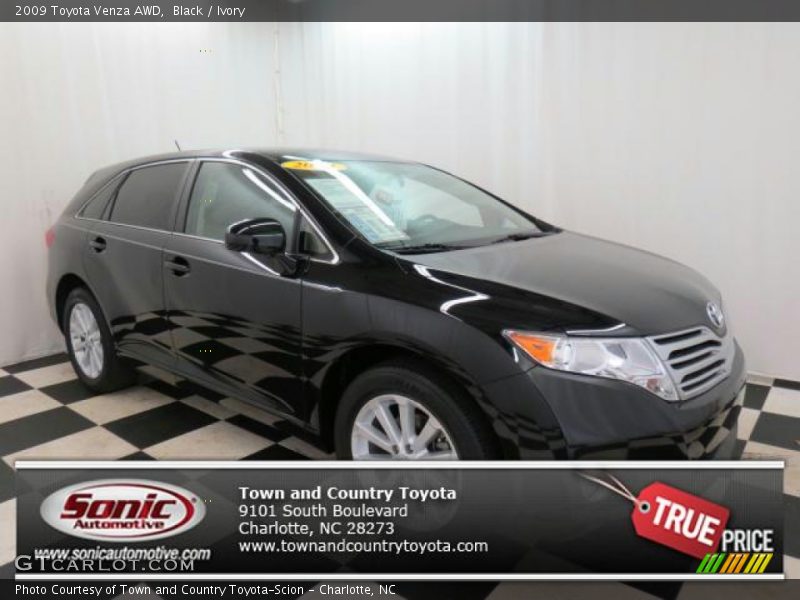 Black / Ivory 2009 Toyota Venza AWD