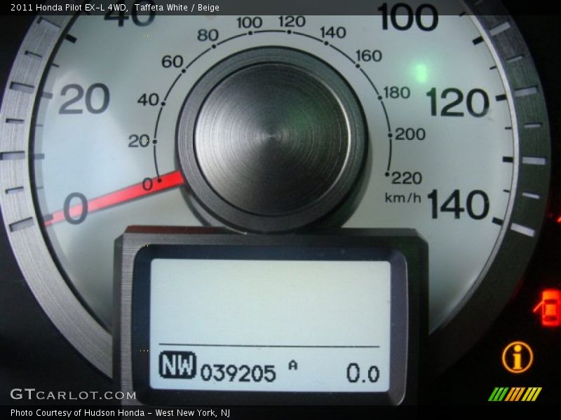 Taffeta White / Beige 2011 Honda Pilot EX-L 4WD