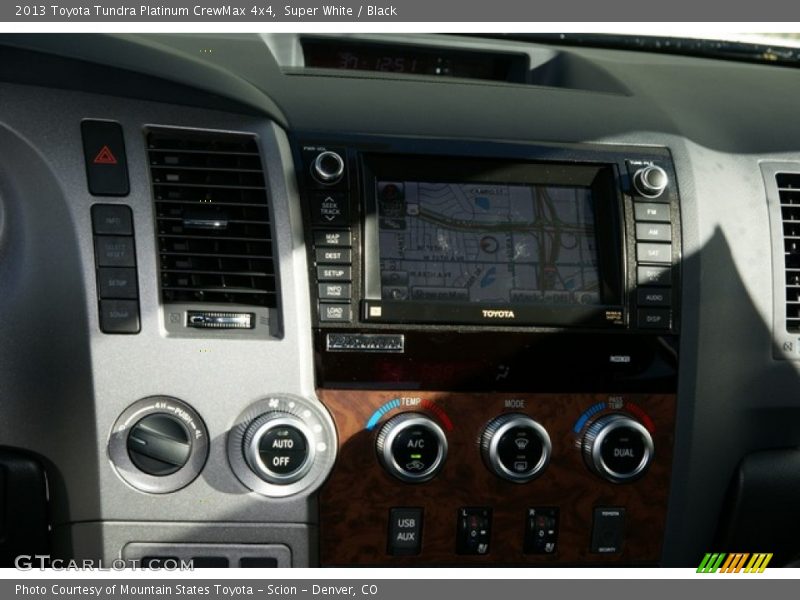 Super White / Black 2013 Toyota Tundra Platinum CrewMax 4x4