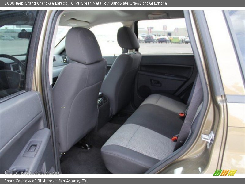 Olive Green Metallic / Dark Slate Gray/Light Graystone 2008 Jeep Grand Cherokee Laredo