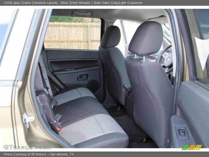 Olive Green Metallic / Dark Slate Gray/Light Graystone 2008 Jeep Grand Cherokee Laredo