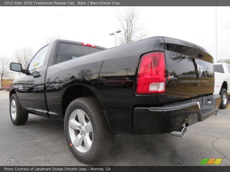 Black / Black/Diesel Gray 2013 Ram 1500 Tradesman Regular Cab