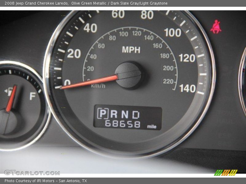 Olive Green Metallic / Dark Slate Gray/Light Graystone 2008 Jeep Grand Cherokee Laredo