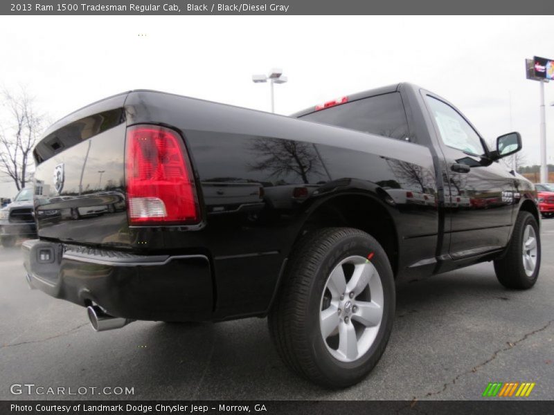 Black / Black/Diesel Gray 2013 Ram 1500 Tradesman Regular Cab