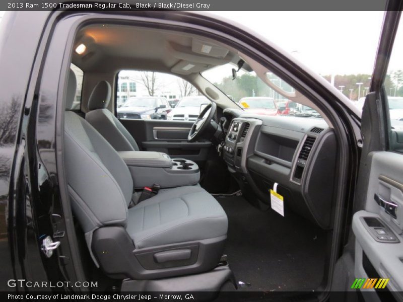 Black / Black/Diesel Gray 2013 Ram 1500 Tradesman Regular Cab