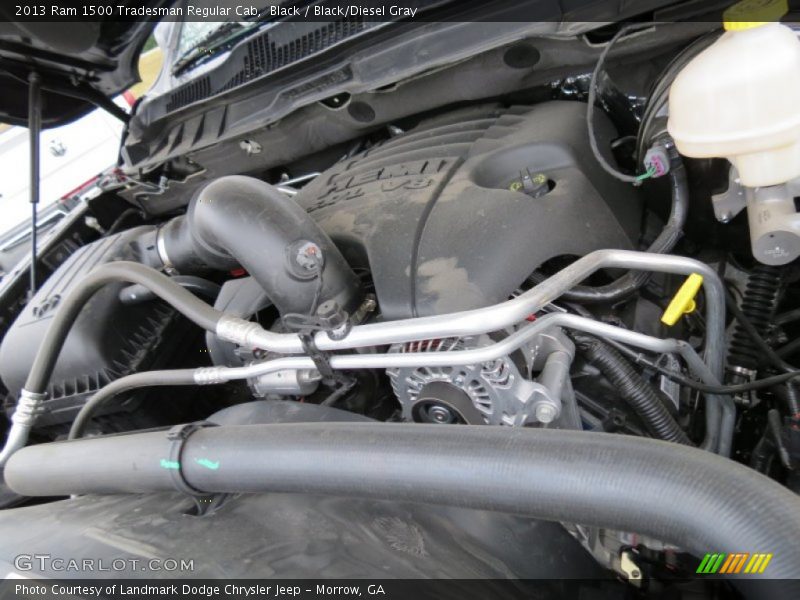 Black / Black/Diesel Gray 2013 Ram 1500 Tradesman Regular Cab