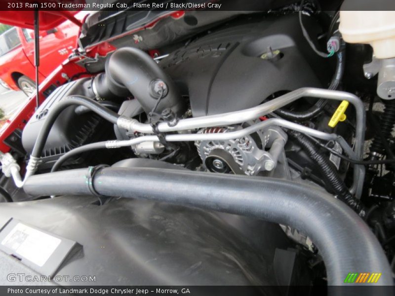 Flame Red / Black/Diesel Gray 2013 Ram 1500 Tradesman Regular Cab