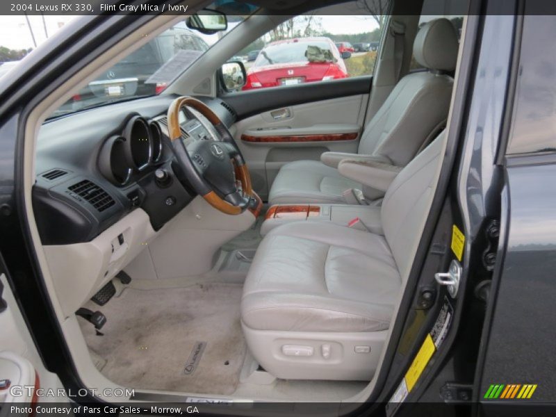 Flint Gray Mica / Ivory 2004 Lexus RX 330