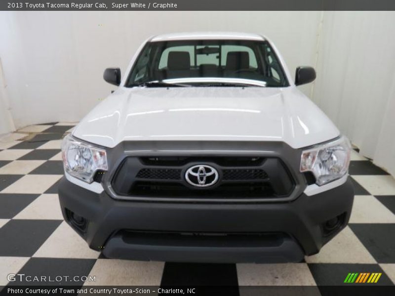 Super White / Graphite 2013 Toyota Tacoma Regular Cab