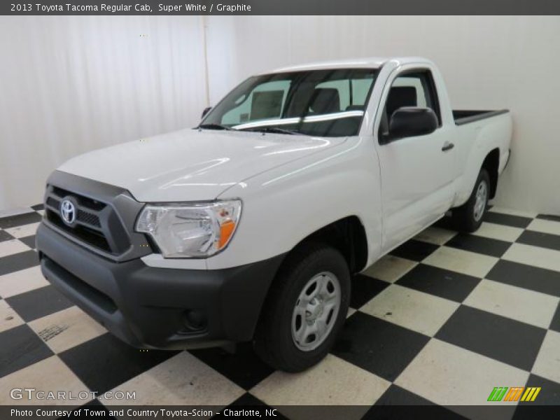 Super White / Graphite 2013 Toyota Tacoma Regular Cab