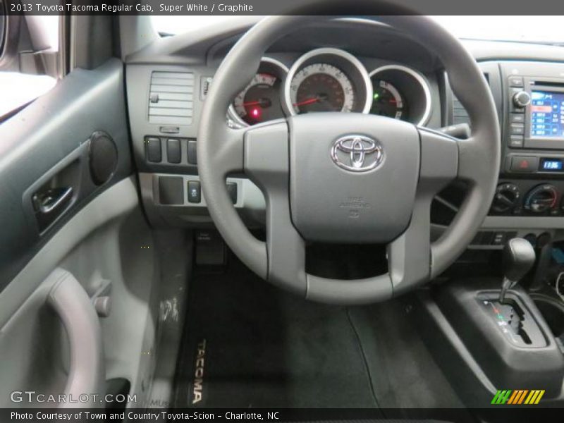 Super White / Graphite 2013 Toyota Tacoma Regular Cab