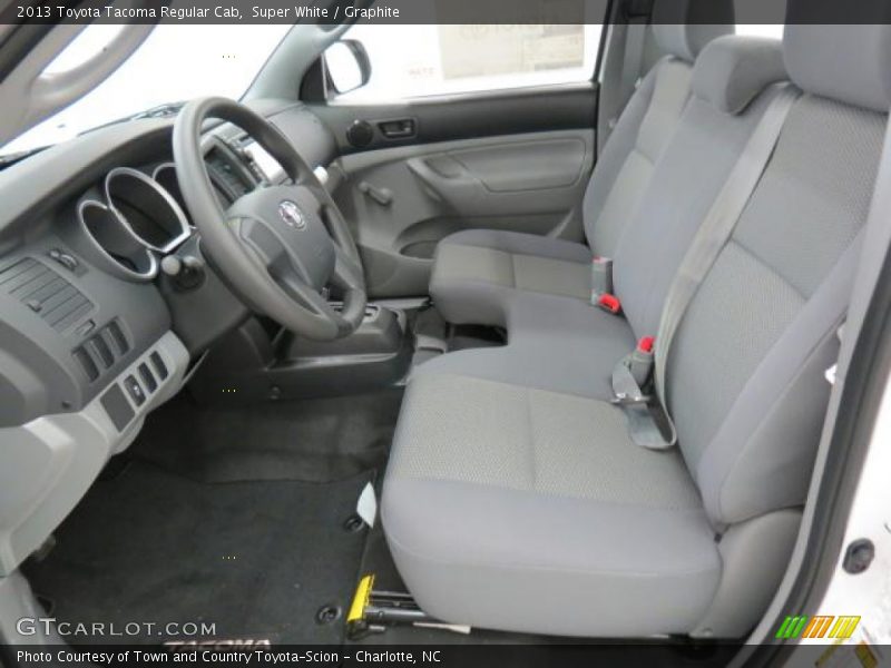 Super White / Graphite 2013 Toyota Tacoma Regular Cab