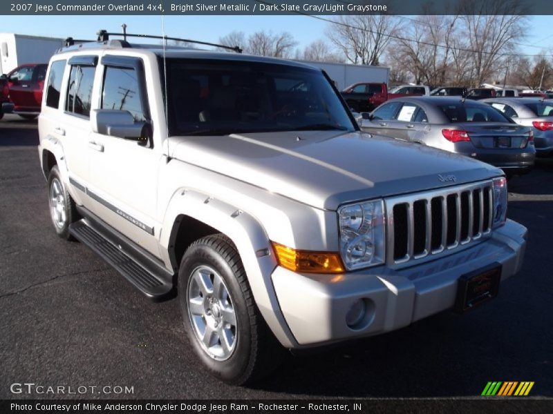 Bright Silver Metallic / Dark Slate Gray/Light Graystone 2007 Jeep Commander Overland 4x4