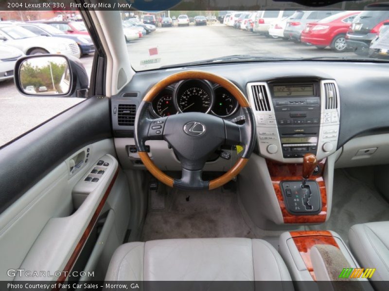 Flint Gray Mica / Ivory 2004 Lexus RX 330