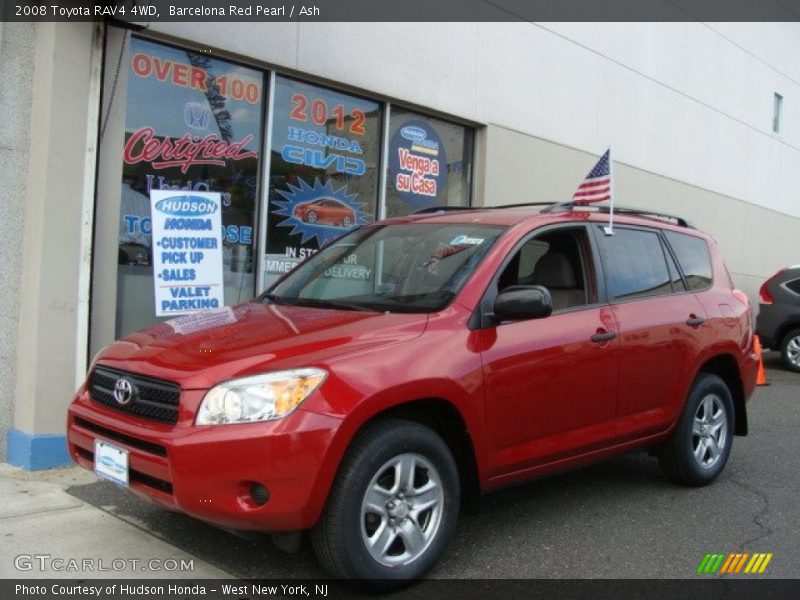 Barcelona Red Pearl / Ash 2008 Toyota RAV4 4WD