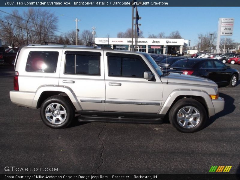 Bright Silver Metallic / Dark Slate Gray/Light Graystone 2007 Jeep Commander Overland 4x4