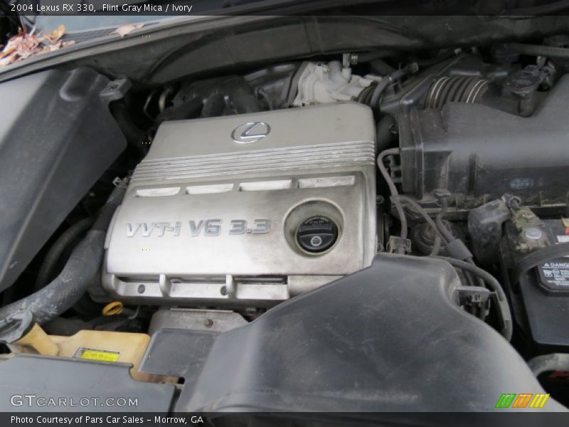 Flint Gray Mica / Ivory 2004 Lexus RX 330