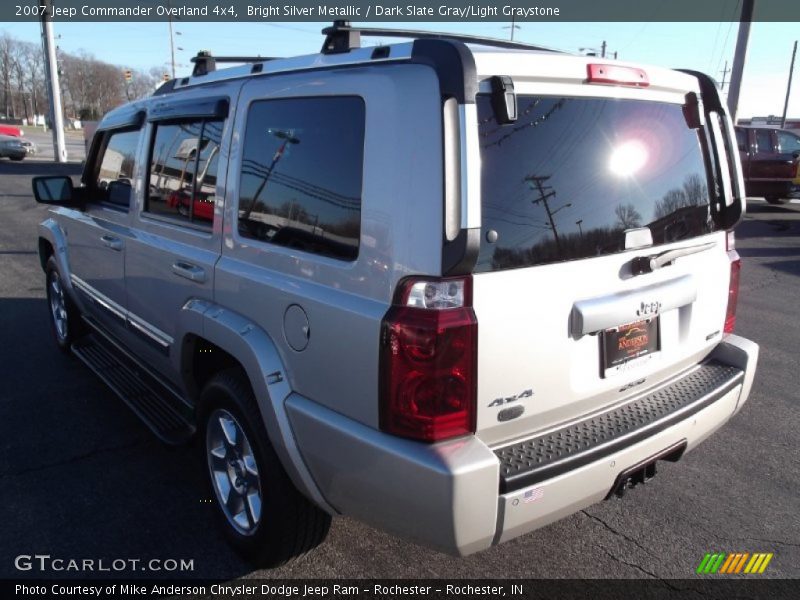 Bright Silver Metallic / Dark Slate Gray/Light Graystone 2007 Jeep Commander Overland 4x4