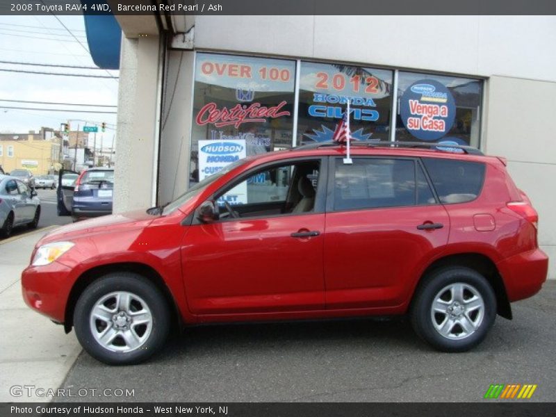 Barcelona Red Pearl / Ash 2008 Toyota RAV4 4WD