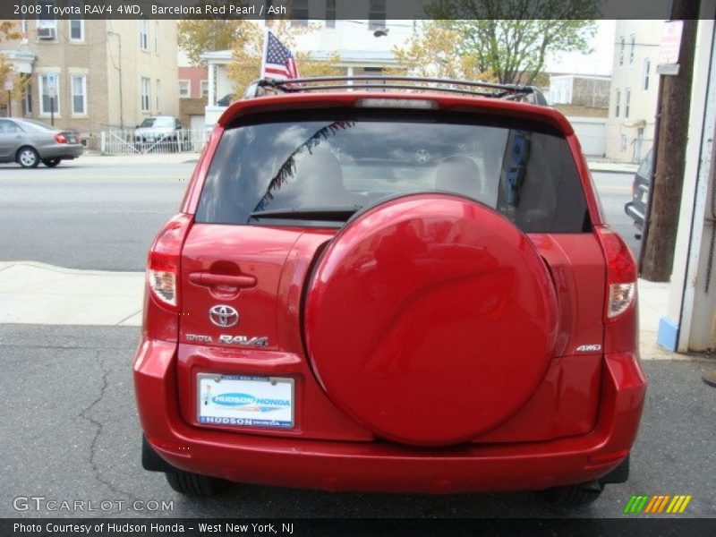 Barcelona Red Pearl / Ash 2008 Toyota RAV4 4WD
