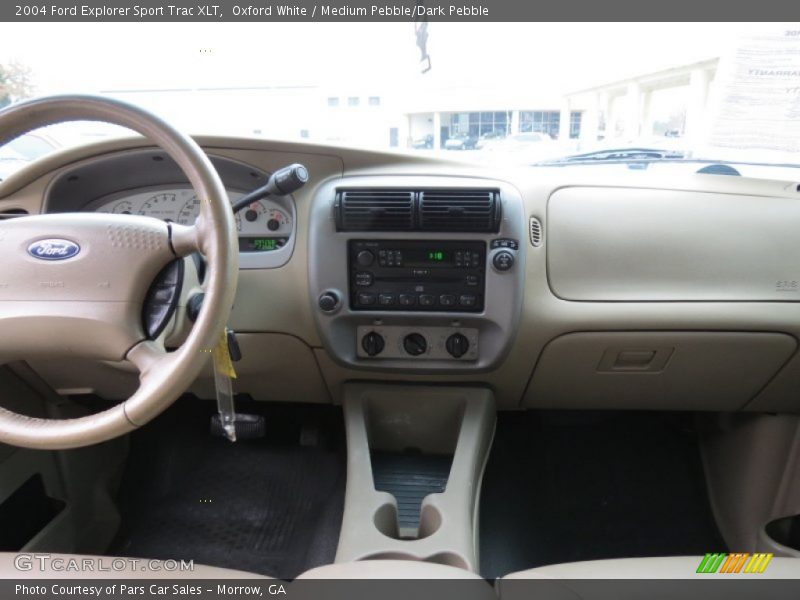 Oxford White / Medium Pebble/Dark Pebble 2004 Ford Explorer Sport Trac XLT