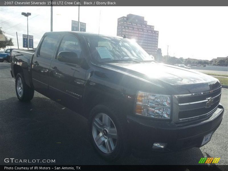 Black / Ebony Black 2007 Chevrolet Silverado 1500 LTZ Crew Cab