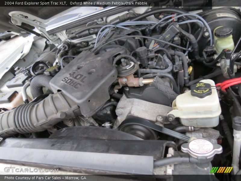 Oxford White / Medium Pebble/Dark Pebble 2004 Ford Explorer Sport Trac XLT