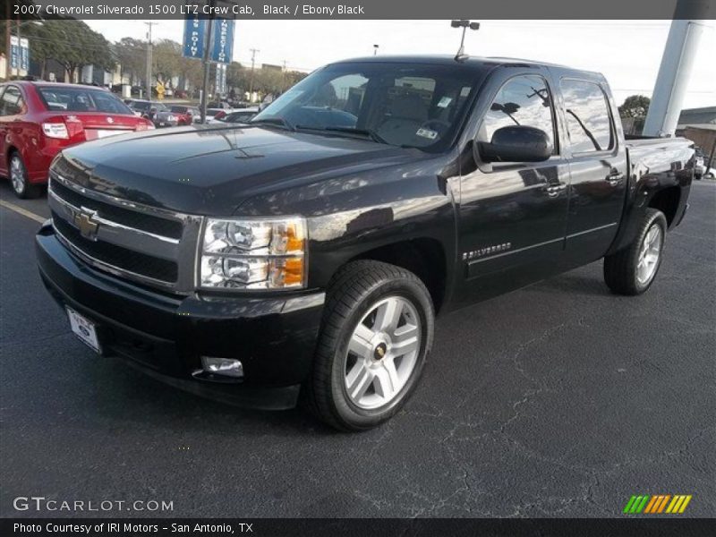 Black / Ebony Black 2007 Chevrolet Silverado 1500 LTZ Crew Cab