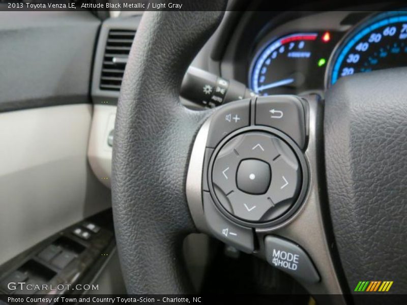 Attitude Black Metallic / Light Gray 2013 Toyota Venza LE