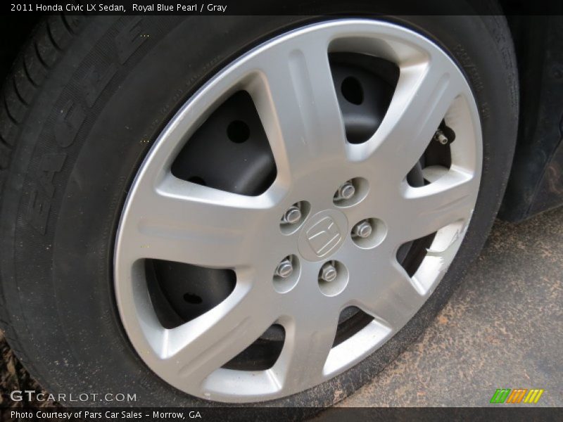 Royal Blue Pearl / Gray 2011 Honda Civic LX Sedan