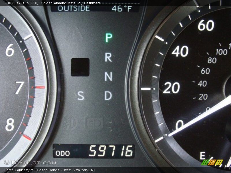 Golden Almond Metallic / Cashmere 2007 Lexus ES 350