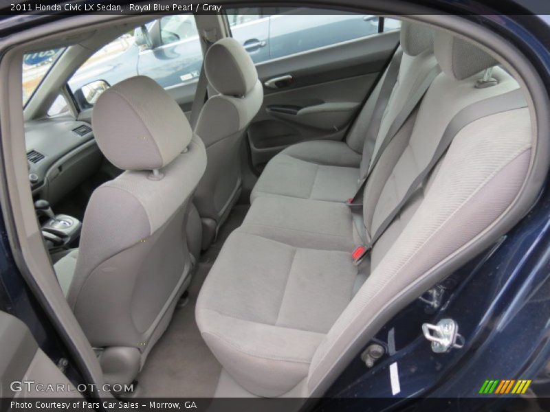 Royal Blue Pearl / Gray 2011 Honda Civic LX Sedan