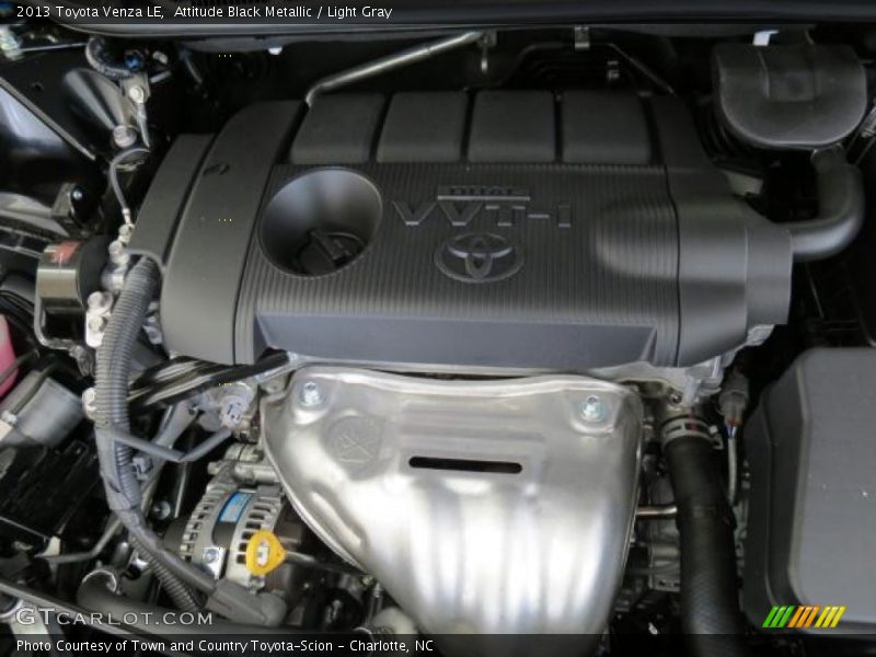 Attitude Black Metallic / Light Gray 2013 Toyota Venza LE