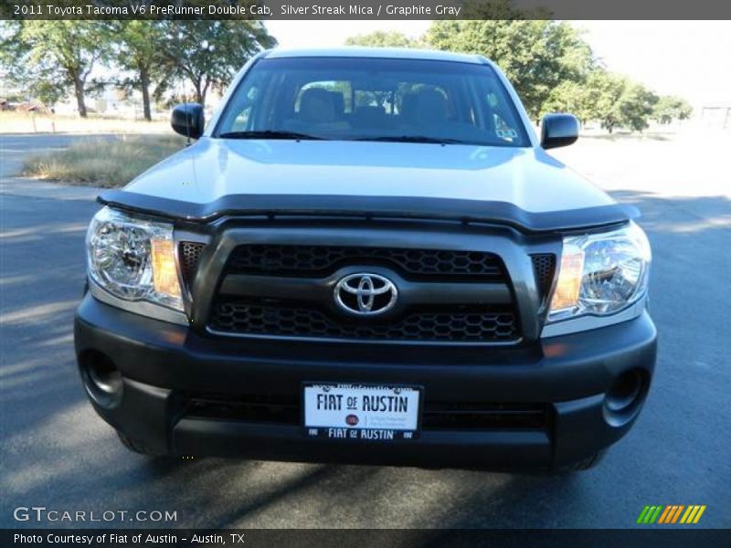 Silver Streak Mica / Graphite Gray 2011 Toyota Tacoma V6 PreRunner Double Cab