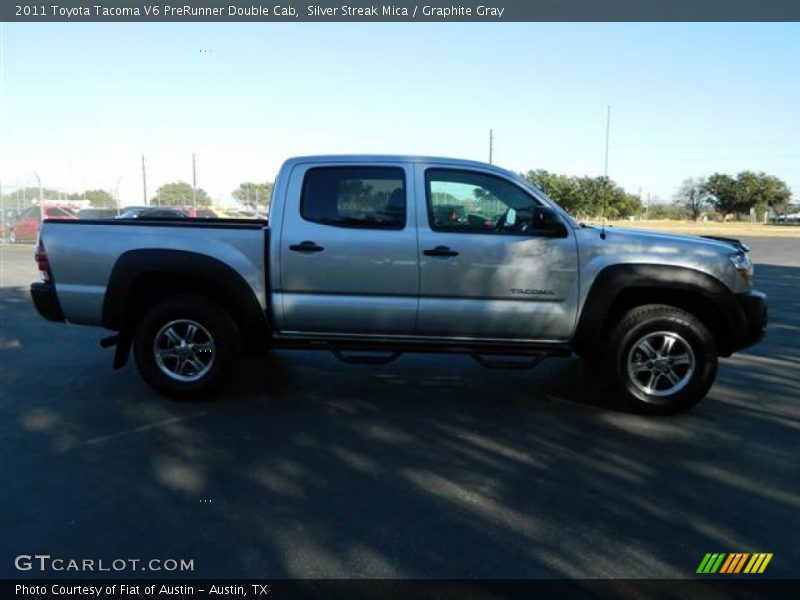 Silver Streak Mica / Graphite Gray 2011 Toyota Tacoma V6 PreRunner Double Cab