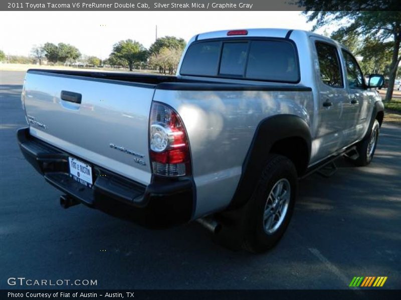 Silver Streak Mica / Graphite Gray 2011 Toyota Tacoma V6 PreRunner Double Cab