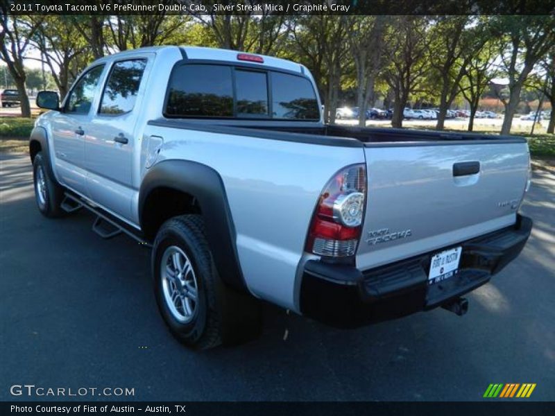 Silver Streak Mica / Graphite Gray 2011 Toyota Tacoma V6 PreRunner Double Cab