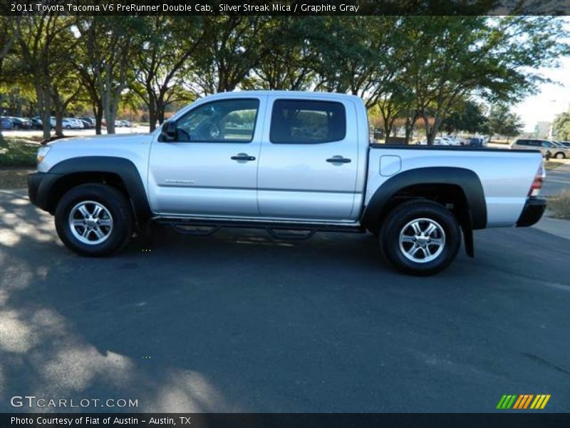 Silver Streak Mica / Graphite Gray 2011 Toyota Tacoma V6 PreRunner Double Cab