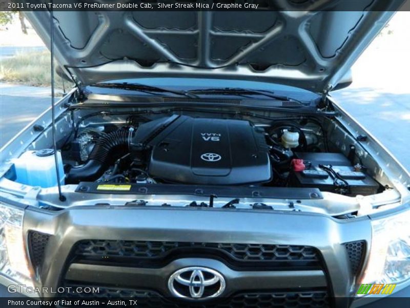 Silver Streak Mica / Graphite Gray 2011 Toyota Tacoma V6 PreRunner Double Cab