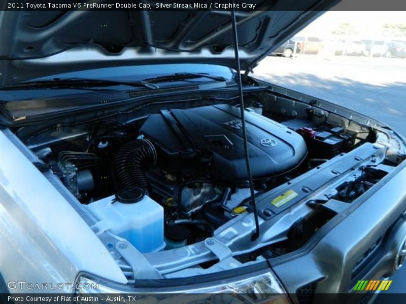 Silver Streak Mica / Graphite Gray 2011 Toyota Tacoma V6 PreRunner Double Cab