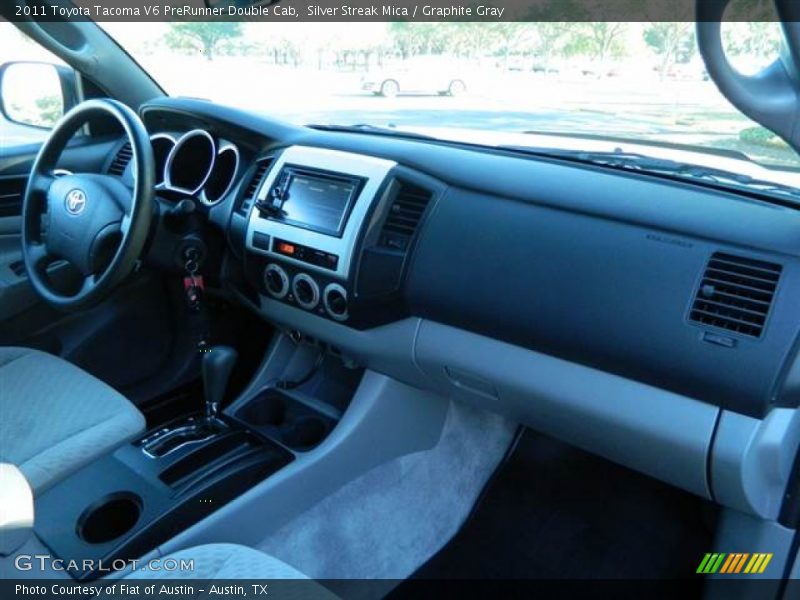 Silver Streak Mica / Graphite Gray 2011 Toyota Tacoma V6 PreRunner Double Cab
